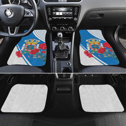 Melilla Spain Car Mats Coat Of Arms With Map