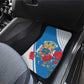 Melilla Spain Car Mats Coat Of Arms With Map