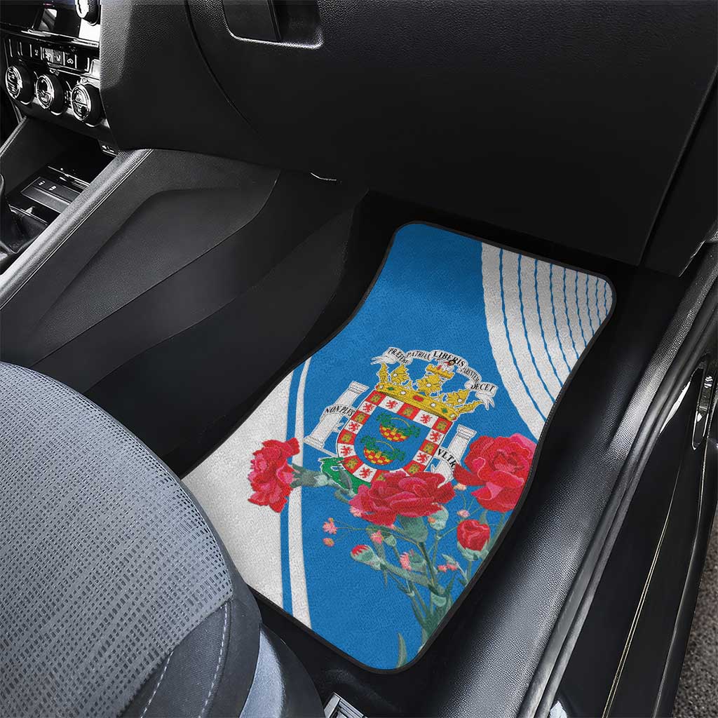 Melilla Spain Car Mats Coat Of Arms With Map