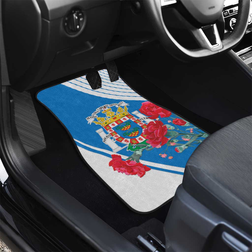 Melilla Spain Car Mats Coat Of Arms With Map