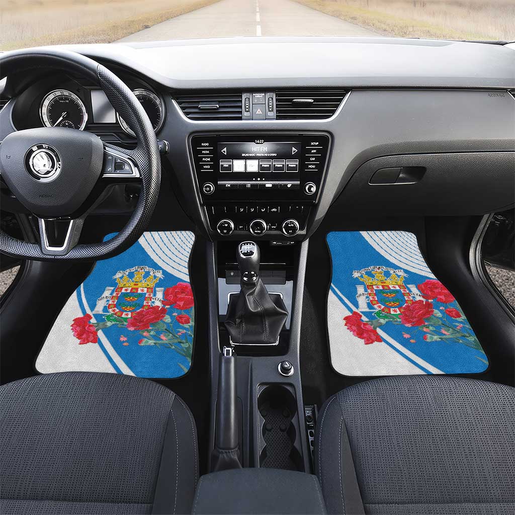 Melilla Spain Car Mats Coat Of Arms With Map