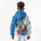 Melilla Spain Kid Hoodie Coat Of Arms With Map