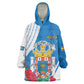 Melilla Spain Kid Wearable Blanket Hoodie Coat Of Arms With Map