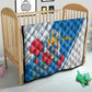 Melilla Spain Quilt Coat Of Arms With Map