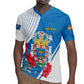 Melilla Spain Rugby Jersey Coat Of Arms With Map