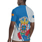 Melilla Spain Rugby Jersey Coat Of Arms With Map