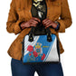 Melilla Spain Shoulder Handbag Coat Of Arms With Map