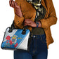 Melilla Spain Shoulder Handbag Coat Of Arms With Map