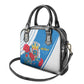 Melilla Spain Shoulder Handbag Coat Of Arms With Map
