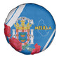 Melilla Spain Spare Tire Cover Coat Of Arms With Map
