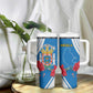 Melilla Spain Tumbler With Handle Coat Of Arms With Map