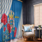 Melilla Spain Window Curtain Coat Of Arms With Map