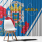 Melilla Spain Window Curtain Coat Of Arms With Map