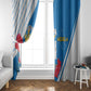 Melilla Spain Window Curtain Coat Of Arms With Map
