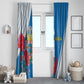 Melilla Spain Window Curtain Coat Of Arms With Map