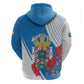 Melilla Spain Zip Hoodie Coat Of Arms With Map