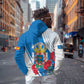 Melilla Spain Zip Hoodie Coat Of Arms With Map