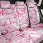 Pink Ribbon With Tie Dye Back Car Seat Cover Breast Cancer Awareness - African Pride