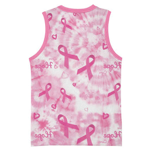 Pink Ribbon With Tie Dye Basketball Jersey Breast Cancer Awareness - African Pride