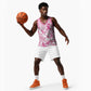 Pink Ribbon With Tie Dye Basketball Jersey Breast Cancer Awareness - African Pride