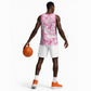 Pink Ribbon With Tie Dye Basketball Jersey Breast Cancer Awareness - African Pride