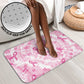 Breast Cancer Awareness Pink Ribbon Bathroom Set Tie Dye Style
