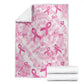 Pink Ribbon With Tie Dye Blanket Breast Cancer Awareness - African Pride