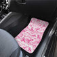 Pink Ribbon With Tie Dye Car Mats Breast Cancer Awareness - African Pride