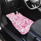 Pink Ribbon With Tie Dye Car Mats Breast Cancer Awareness - African Pride