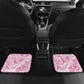 Pink Ribbon With Tie Dye Car Mats Breast Cancer Awareness - African Pride