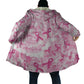 Breast Cancer Awareness Pink Ribbon Cloak Tie Dye Style