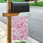 Pink Ribbon With Tie Dye Garden Flag Breast Cancer Awareness - African Pride