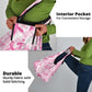 Pink Ribbon With Tie Dye Grocery Bag Breast Cancer Awareness - African Pride