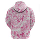 Pink Ribbon With Tie Dye Hoodie Breast Cancer Awareness - African Pride