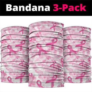 Pink Ribbon With Tie Dye Neck Gaiter Breast Cancer Awareness - African Pride