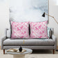 Breast Cancer Awareness Pink Ribbon Pillow Cover Tie Dye Style