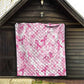 Pink Ribbon With Tie Dye Quilt Breast Cancer Awareness - African Pride
