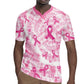 Pink Ribbon With Tie Dye Rugby Jersey Breast Cancer Awareness - African Pride