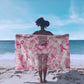 Pink Ribbon With Tie Dye Sarong Breast Cancer Awareness - African Pride