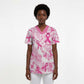Breast Cancer Awareness Pink Ribbon Scrub Top Tie Dye Style - African Pride