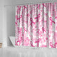 Pink Ribbon With Tie Dye Shower Curtain Breast Cancer Awareness - African Pride