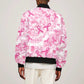 Pink Ribbon With Tie Dye Sleeve Zip Bomber Jacket Breast Cancer Awareness - African Pride