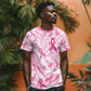 Pink Ribbon With Tie Dye T shirt Breast Cancer Awareness - African Pride