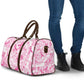 Breast Cancer Awareness Pink Ribbon Travel Bag Tie Dye Style