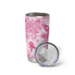 Pink Ribbon With Tie Dye Tumbler Cup Breast Cancer Awareness - African Pride