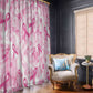 Pink Ribbon With Tie Dye Window Curtain Breast Cancer Awareness - African Pride