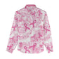 Pink Ribbon With Tie Dye Women Casual Shirt Breast Cancer Awareness - African Pride