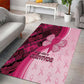 Breast Cancer Awareness Area Rug Think Pink - African Pattern - African Pride