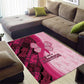 Breast Cancer Awareness Area Rug Think Pink - African Pattern - African Pride