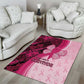 Breast Cancer Awareness Area Rug Think Pink - African Pattern - African Pride